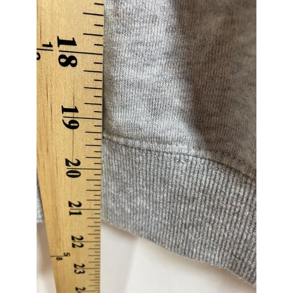 Champion Sweater Boys Large Gray Pullover Logo Hooded Sweatshirt Kids Youth - Picture 7 of 8